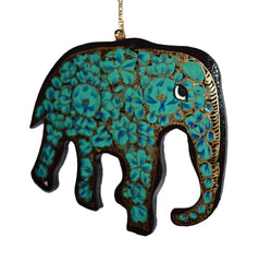 Hand Painted Festive Elephant
