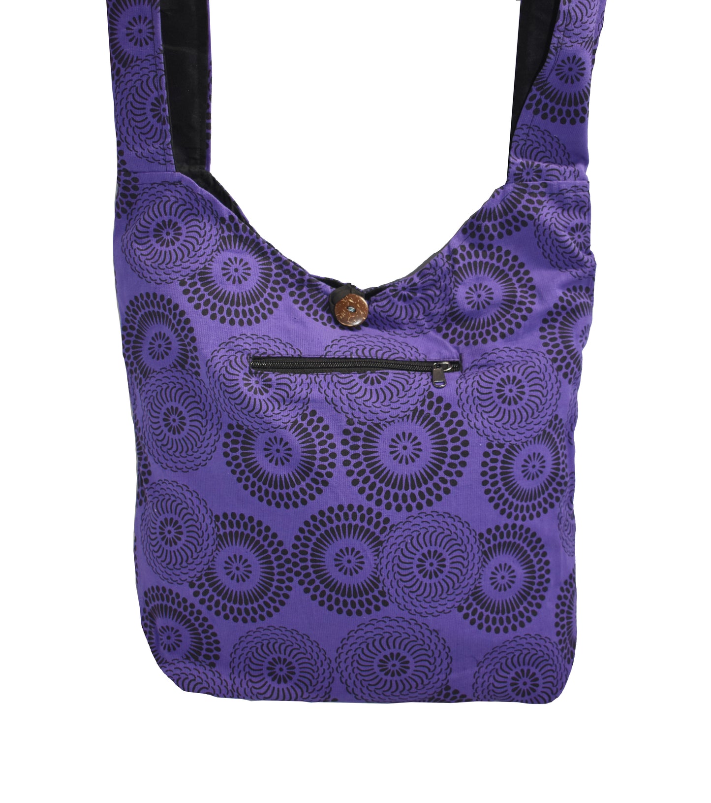 Floral Print Cotton Monk Bag