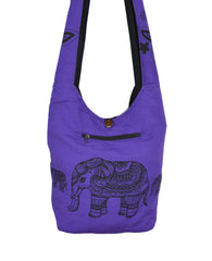 Elephant Print Sadhu Monk Bag