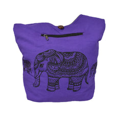 Elephant Print Sadhu Monk Bag