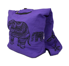 Elephant Print Sadhu Monk Bag