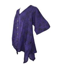 Floral Lagenlook Cotton Top