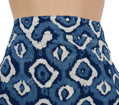 Block Print Cotton Wrap Skirt 60"
