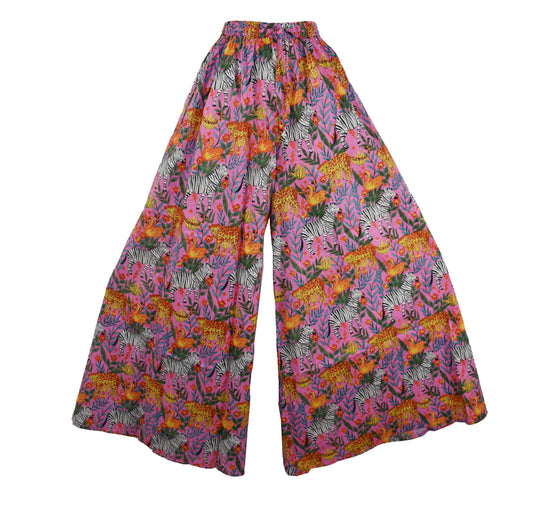 Indian Printed Cotton Palazzo Trousers