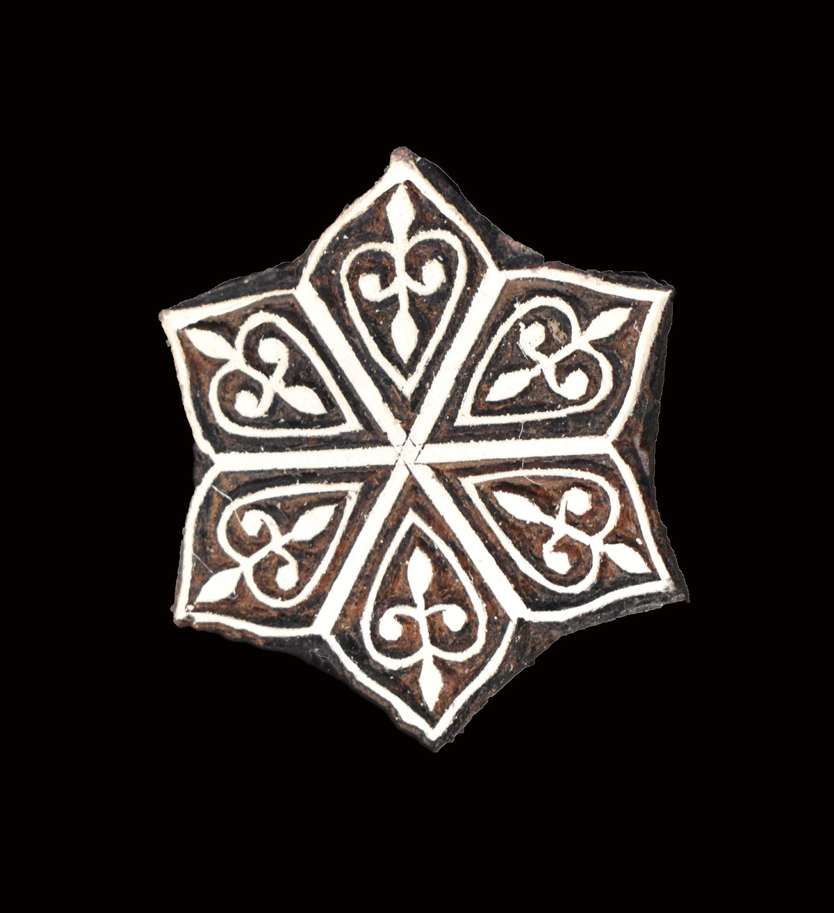 Indian Wood Printing Block - Medieval (5.5cm)