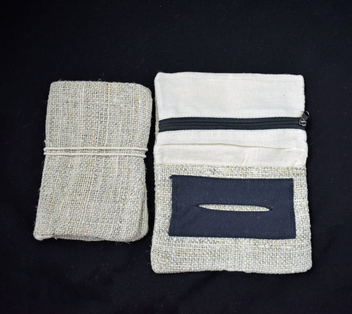 Woven Hemp Tobacco Pouch
