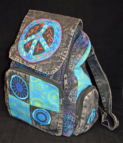 Patchwork Back Pack Bag