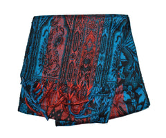 Flower Pattern Fleece Scarf