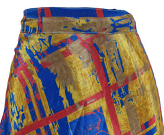 Tea Calf Length Sari Silk Wrap Skirt 50"