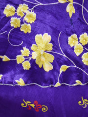 Tea Calf Length Sari Silk Wrap Skirt 62"