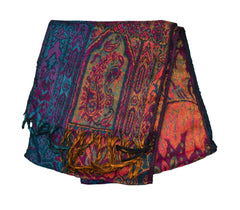 Flower Pattern Fleece Scarf