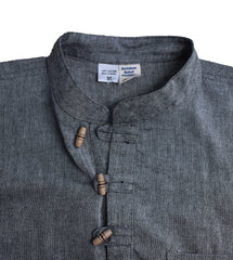 Plain Cotton Collarless Shirt