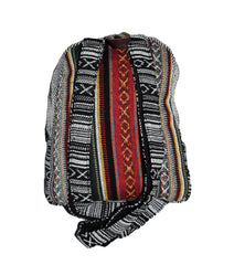 Small Hemp & Cotton Printed Back Pack