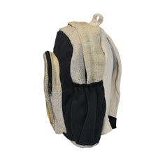 Leaf Print Cotton & Hemp Back Pack