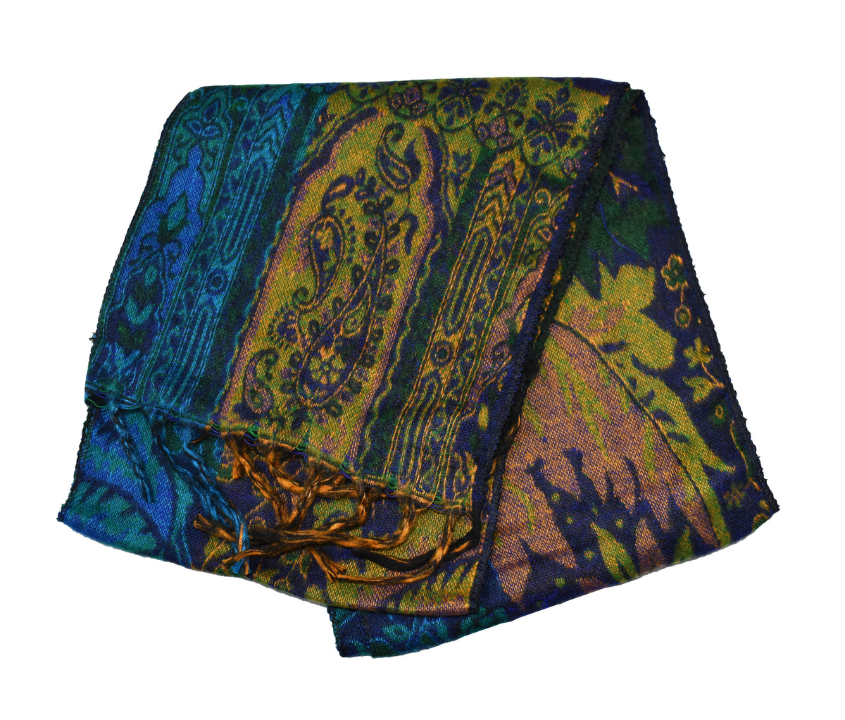 Flower Pattern Fleece Scarf