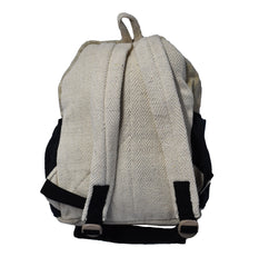Om Print Cotton & Hemp Back Pack