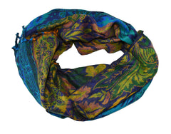 Flower Pattern Fleece Scarf