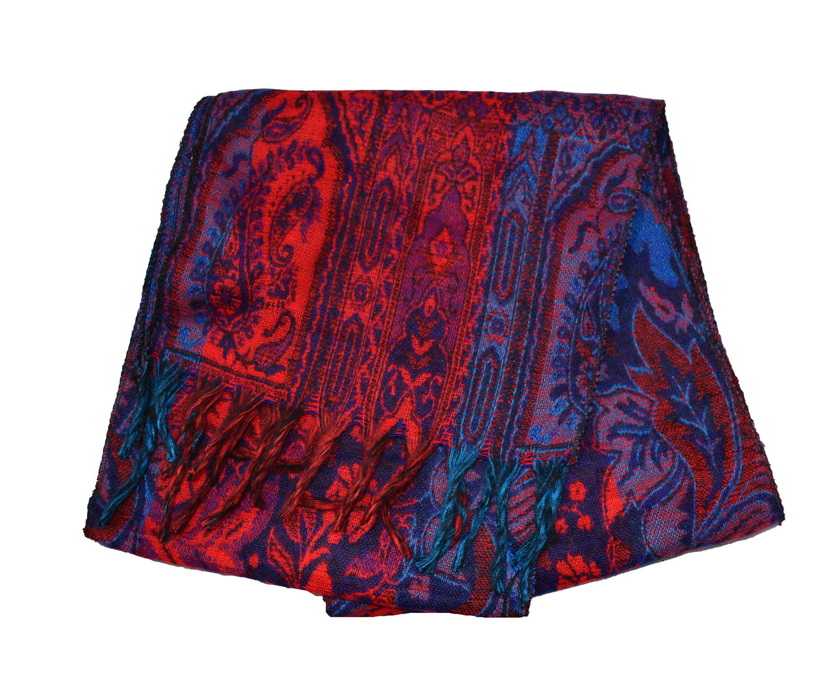 Flower Pattern Fleece Scarf