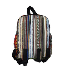 Sun & Moon Print Cotton & Hemp Back Pack