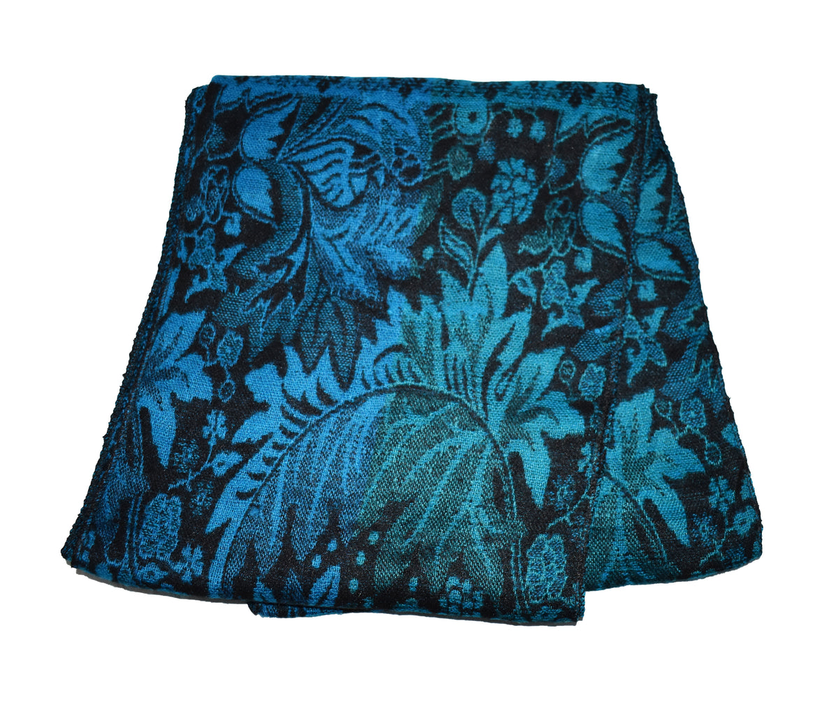 Flower Pattern Fleece Scarf