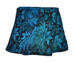 Flower Pattern Fleece Scarf