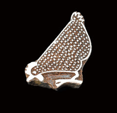 Indian Wood Printing Block - Chicken (6cm)