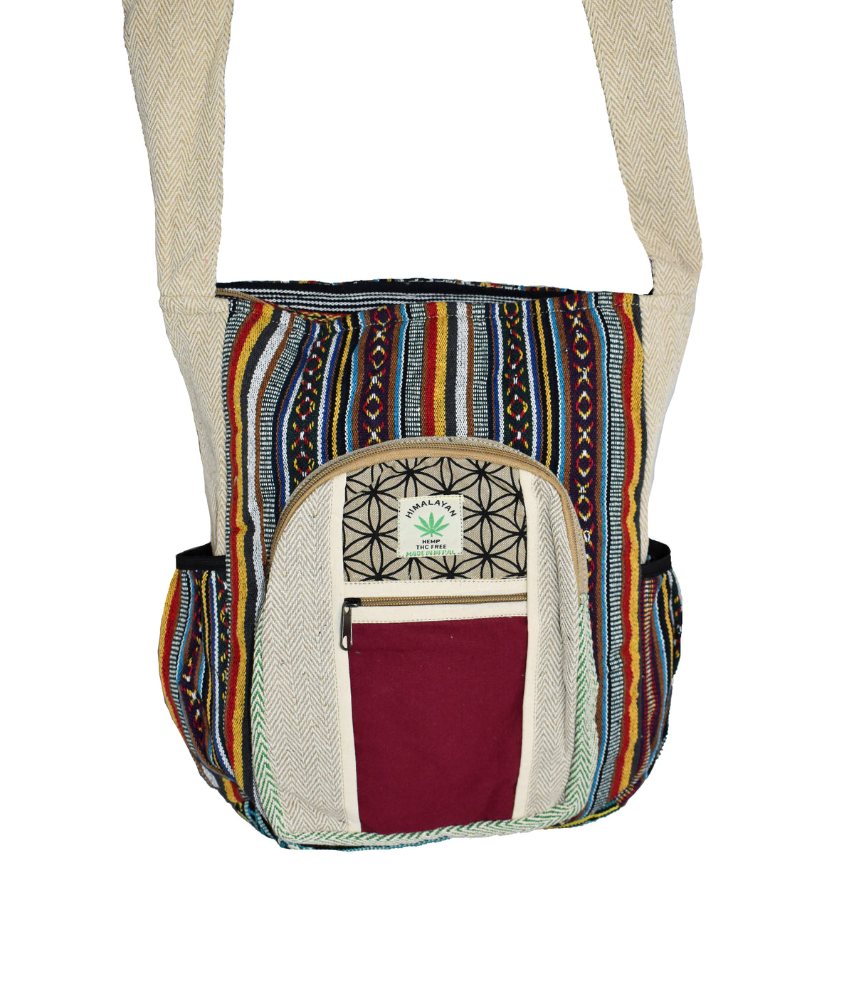 Woven Cotton Sadhu Monk Bag