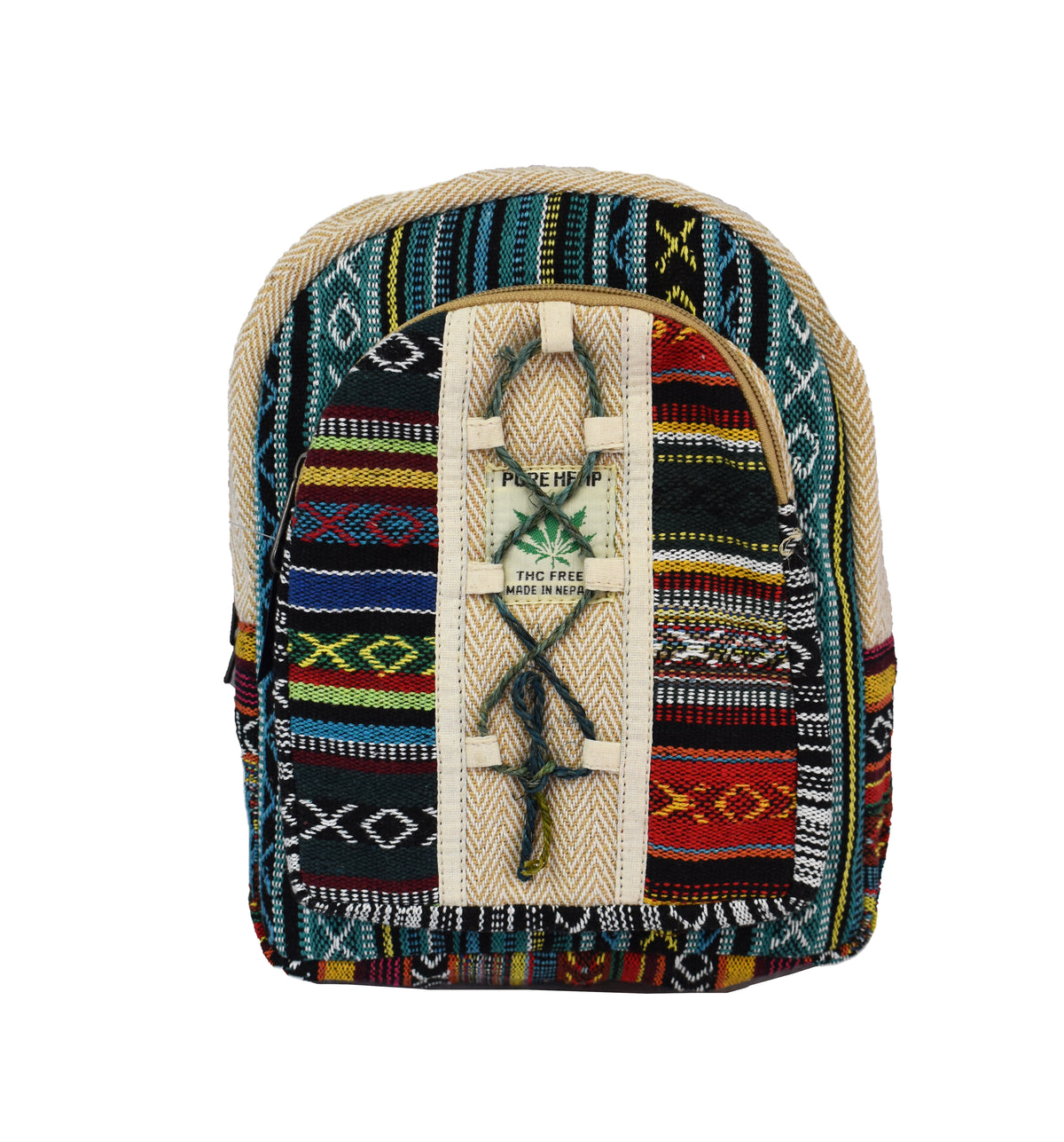 Small Hemp & Cotton Back Pack
