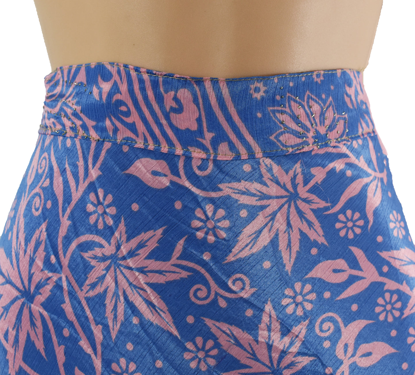 Sari Silk Wrap Skirt 2XL 70"