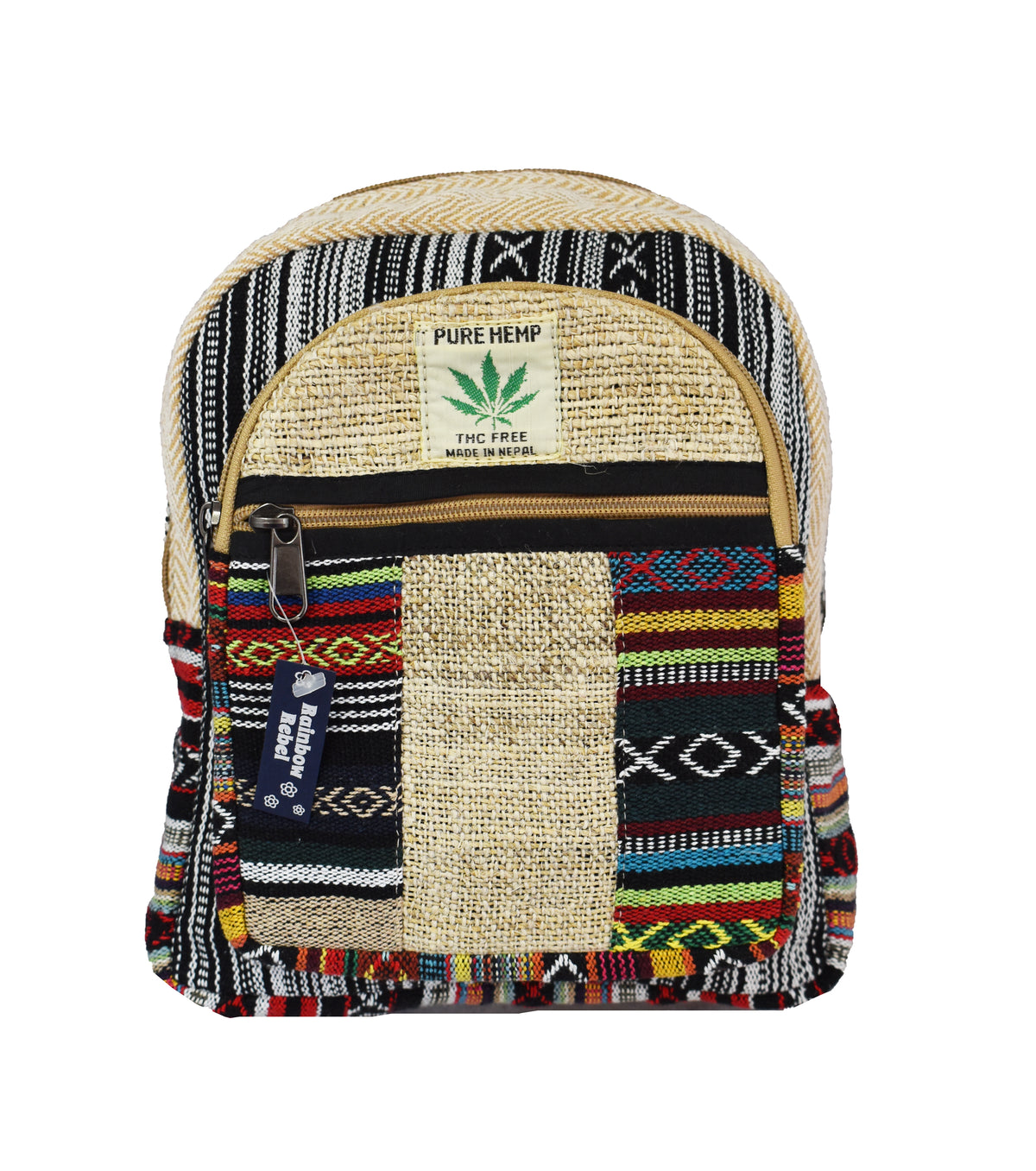 Small Hemp & Cotton Back Pack