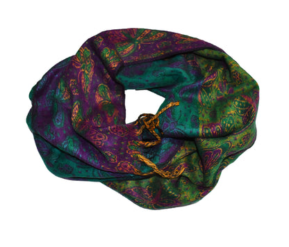 Butterfly Pattern Fleece Scarf