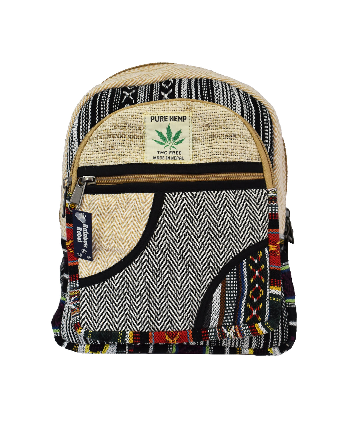 Small Hemp & Cotton Back Pack
