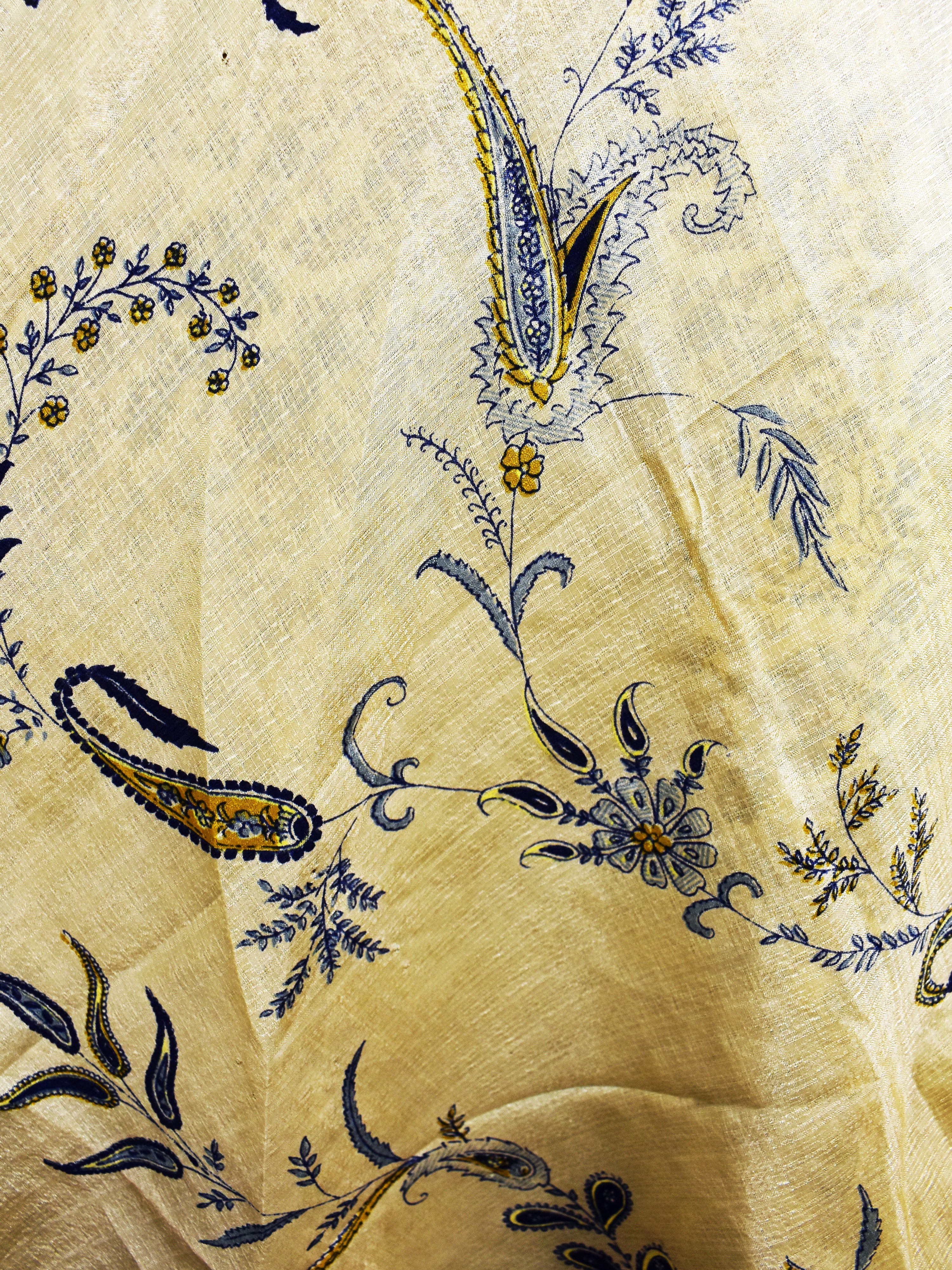Tea Calf Length Sari Silk Wrap Skirt 60"