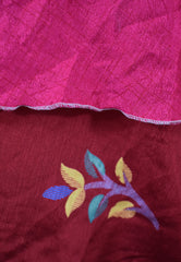 Knee Length Sari Silk Wrap Skirt 70"