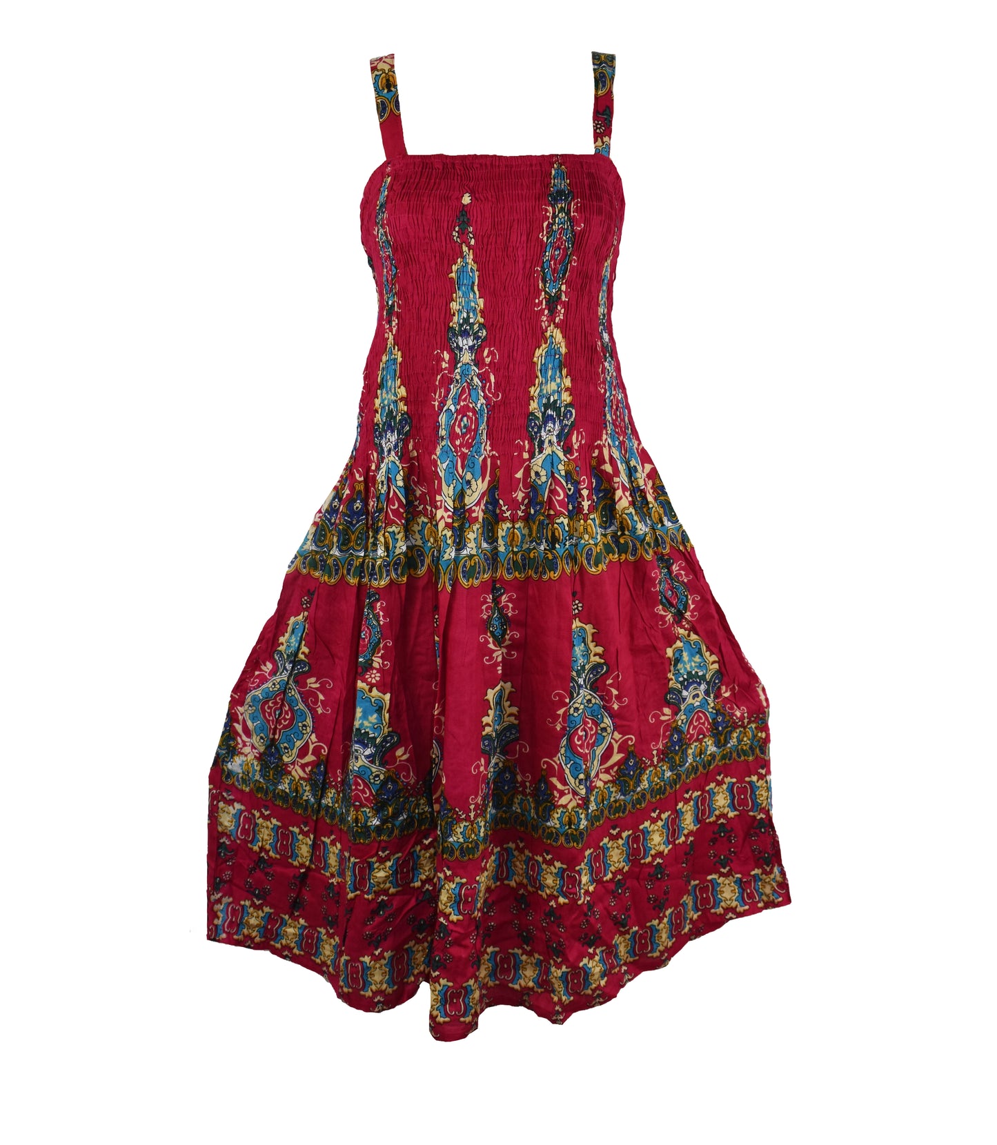 Floral Rayon Summer Dress