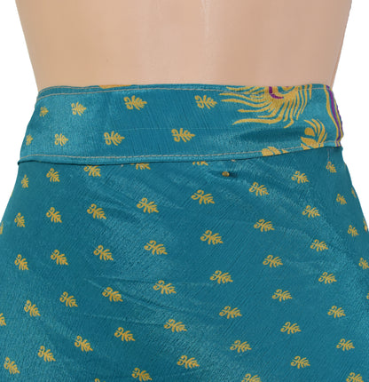 Sari Silk Wrap Skirt 2XL 72"