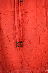 Embroidered Viscose Tunic Top