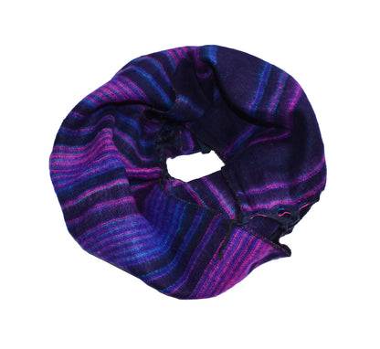 Striped Fleece Scarf