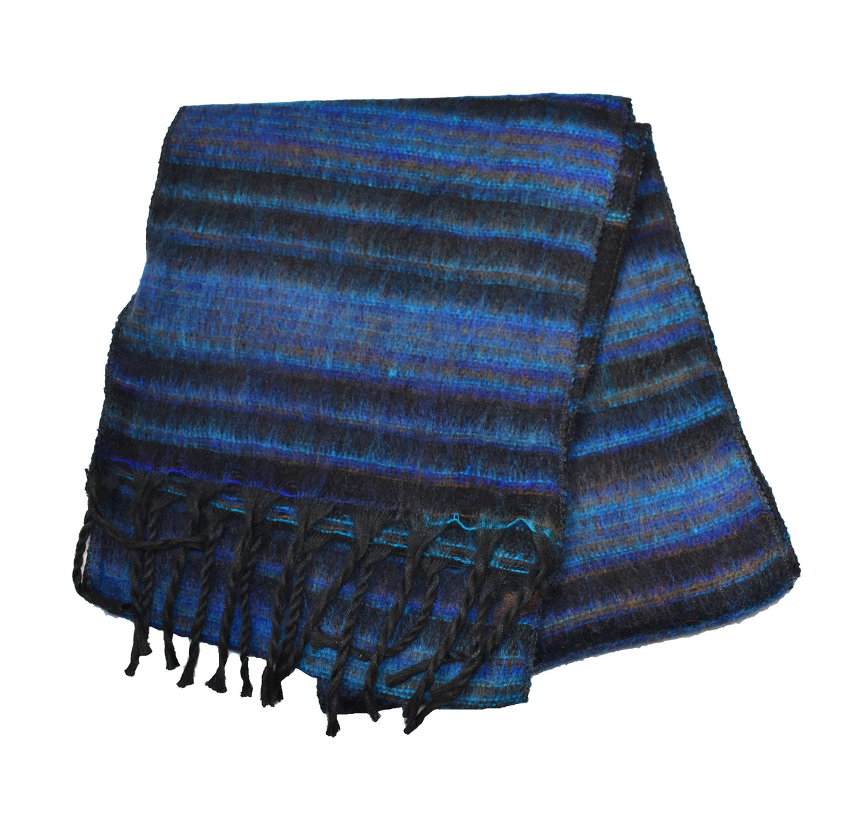 Striped Fleece Scarf