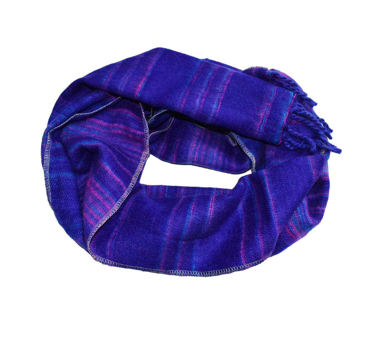 Striped Fleece Scarf