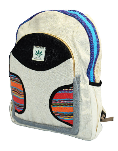 Large Woven Cotton Back Pack Bag