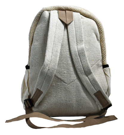 Large Woven Cotton Back Pack Bag