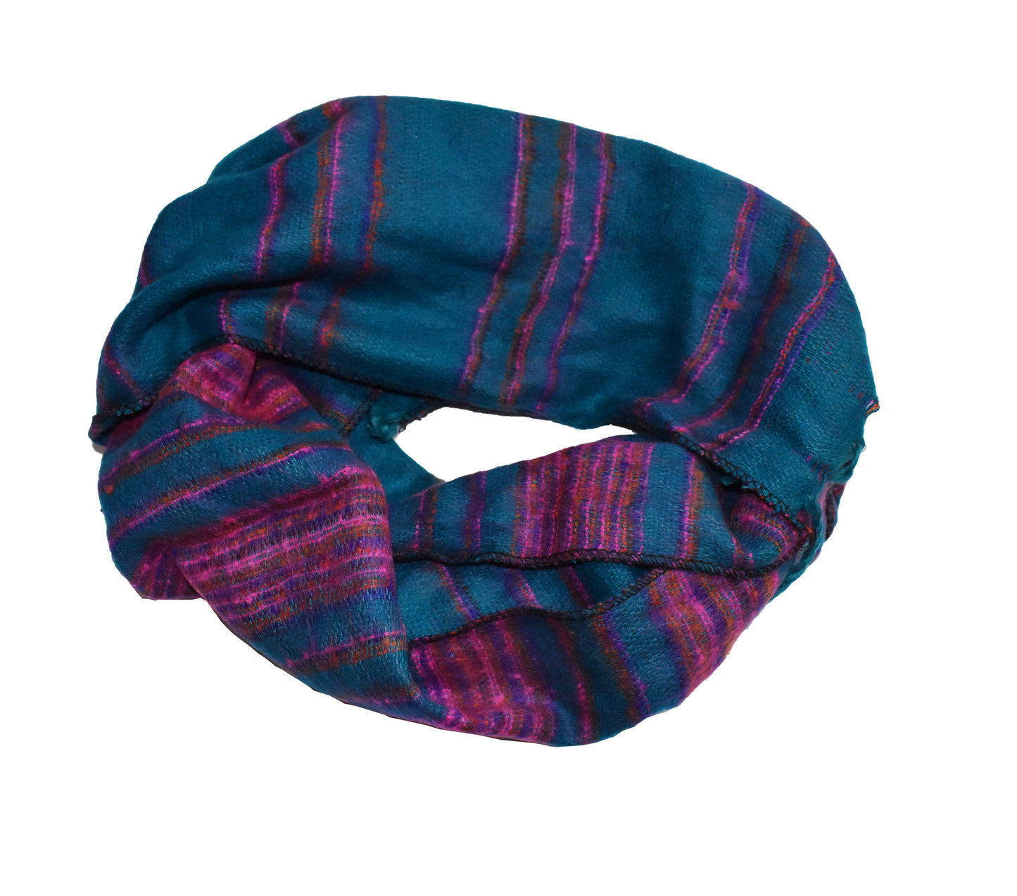 Striped Fleece Scarf