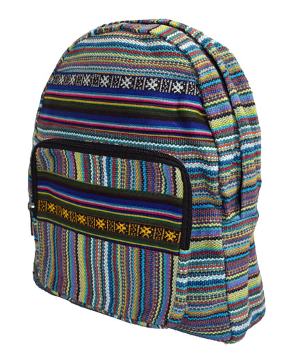 Woven Cotton Back Pack Bag