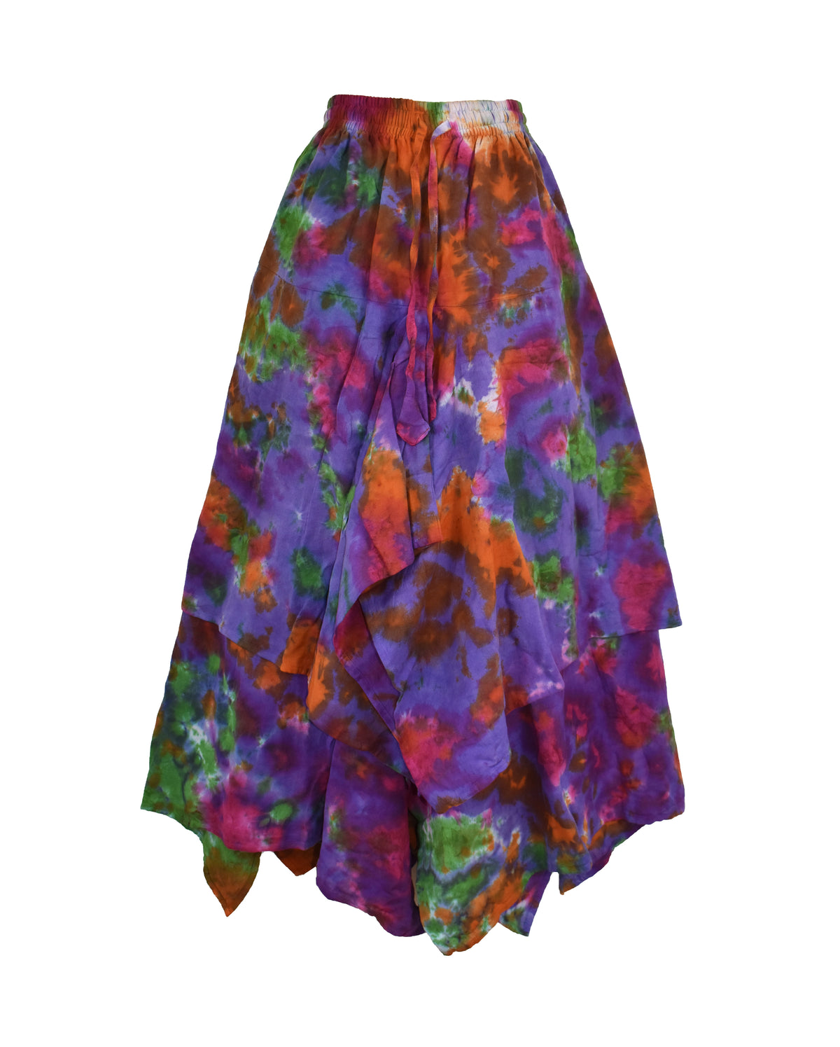 Tie Dye Pixie Hem Skirt