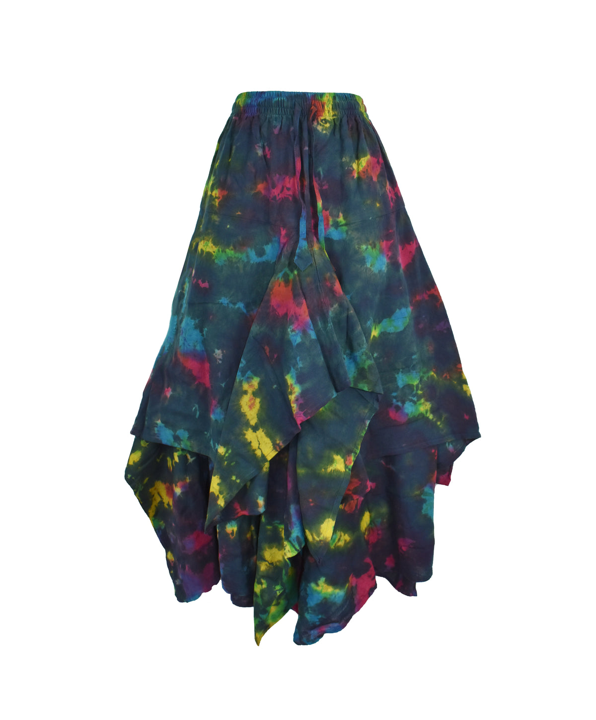 Tie Dye Pixie Hem Skirt