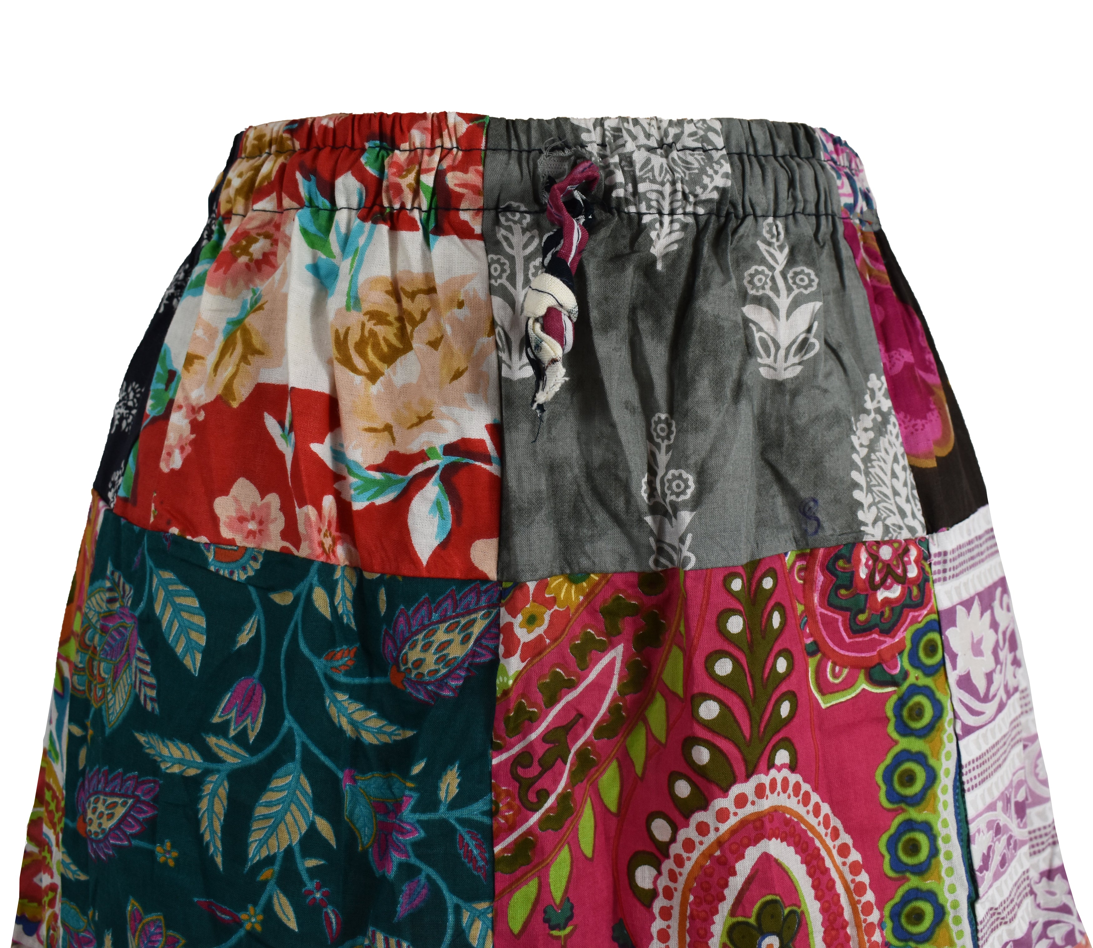 Patchwork Cotton Skirt