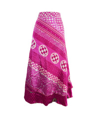 Sari Silk Wrap Skirt 2XL 70"