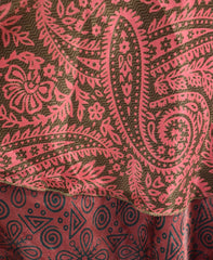 Knee Length Sari Silk Wrap Skirt 48"