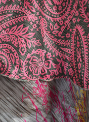 Knee Length Sari Silk Wrap Skirt 48"